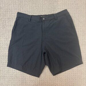 Banana Republic Shorts 38 Microfiber Stretch Elastic Waist Performance Casual